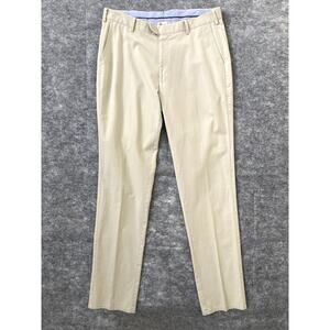 Peter Millar Golf Pants Performance Stretch 36 Waist / 35 Inseam Beige